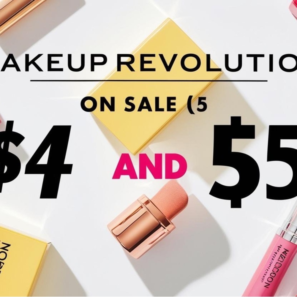 Makeup Revolution Sale!! $4-5 for everything!! Get it while it lasts!!!